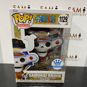 Funko Pop One Piece Samurai Brook #1129 (Exclusive) + Protector
